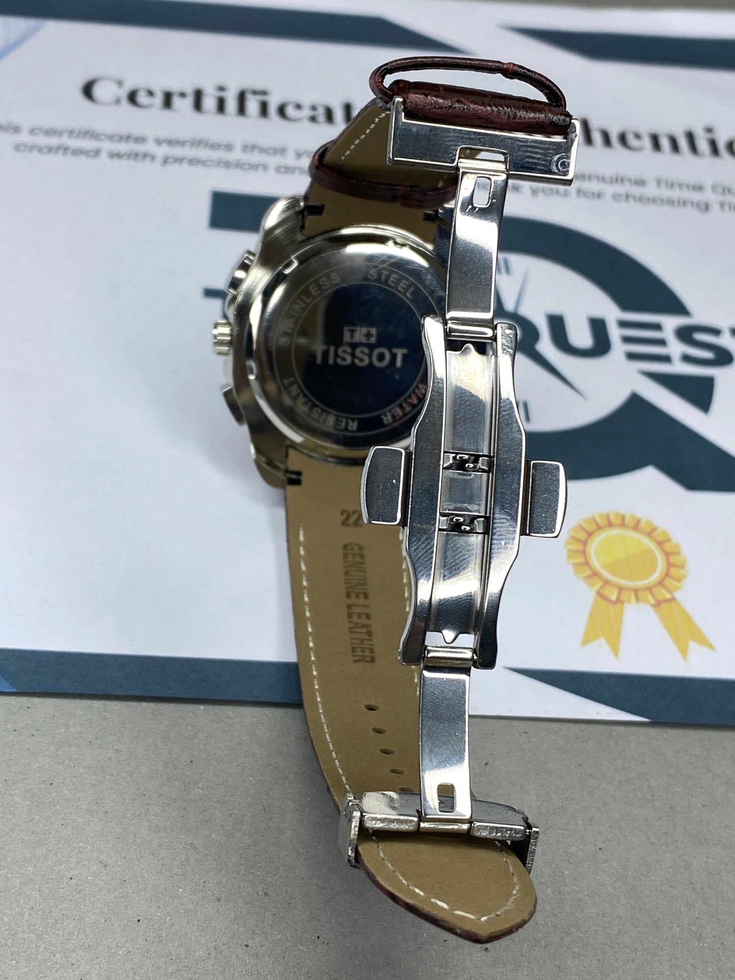 Tis-1853 Chronograph Watch With Master Lock