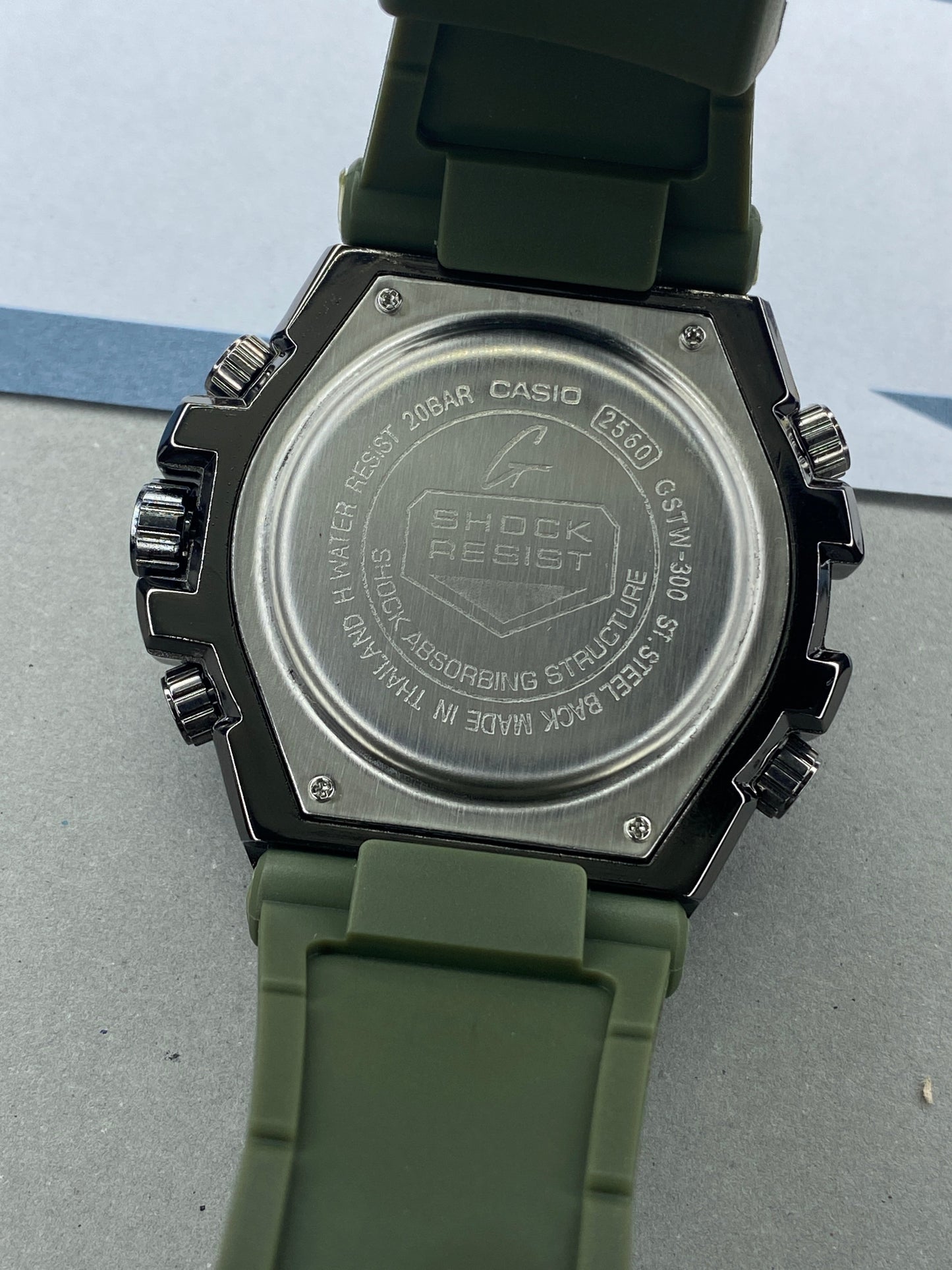 G-Shock - GSTW-300 Metal-Body Dual Time Sports Watch