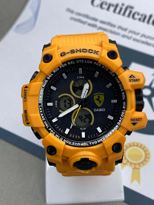 G-Shock Dual Time ( Analog & Digital ) Sports Watch For Men