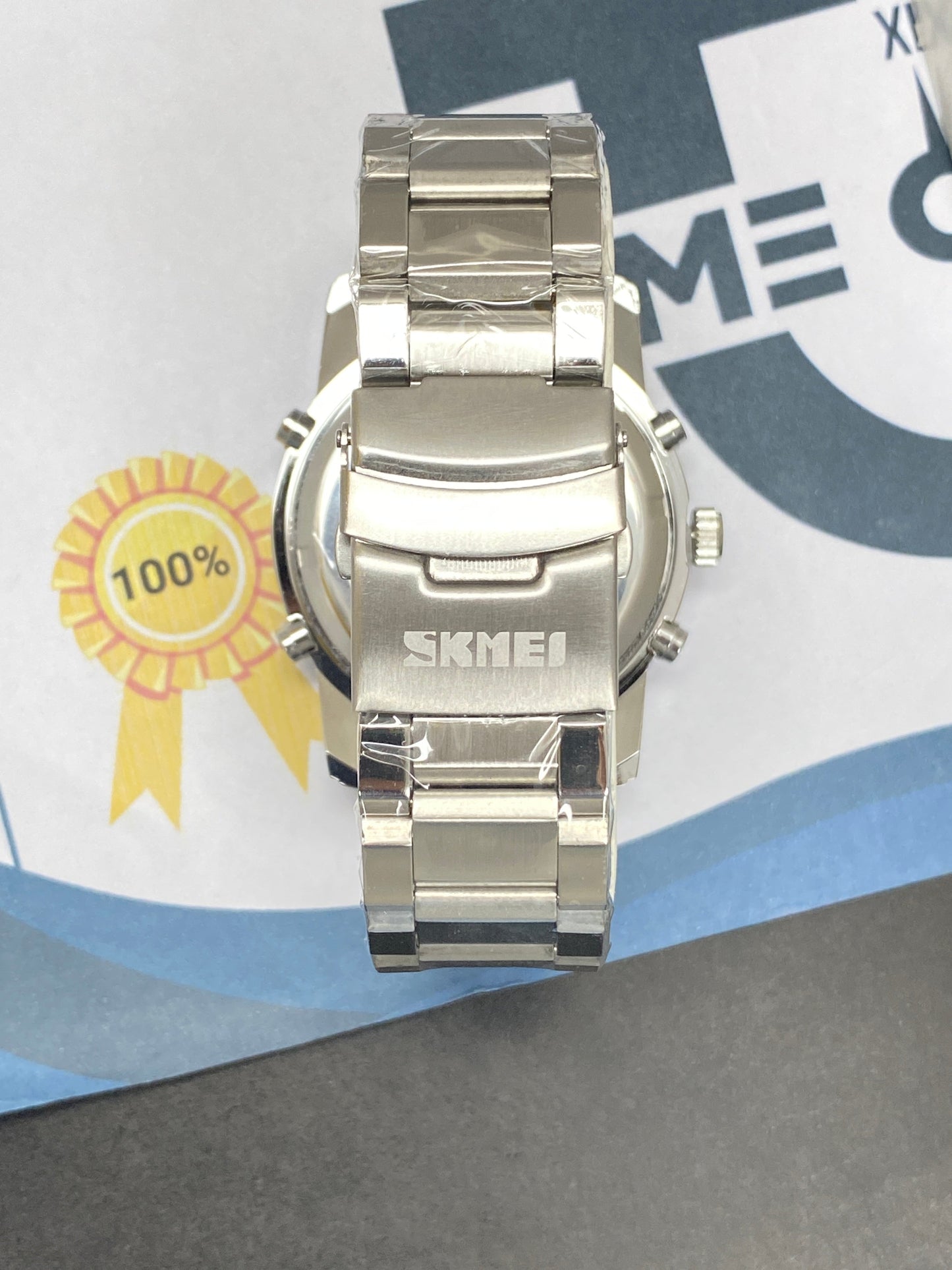 SKMEI 1389 Dual Display (Analog & Digital) Chain Watch For Men