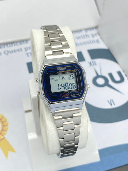 SKMEI Digital Ladies Chain Watch 100% Waterproof