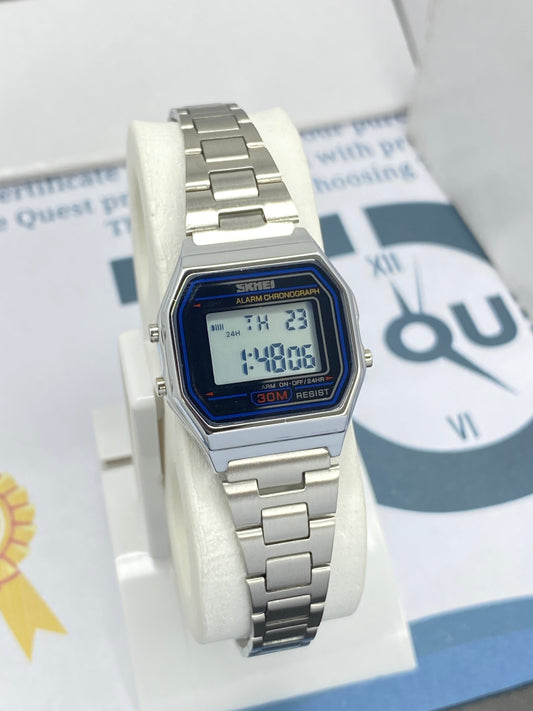 SKMEI Digital Ladies Chain Watch 100% Waterproof