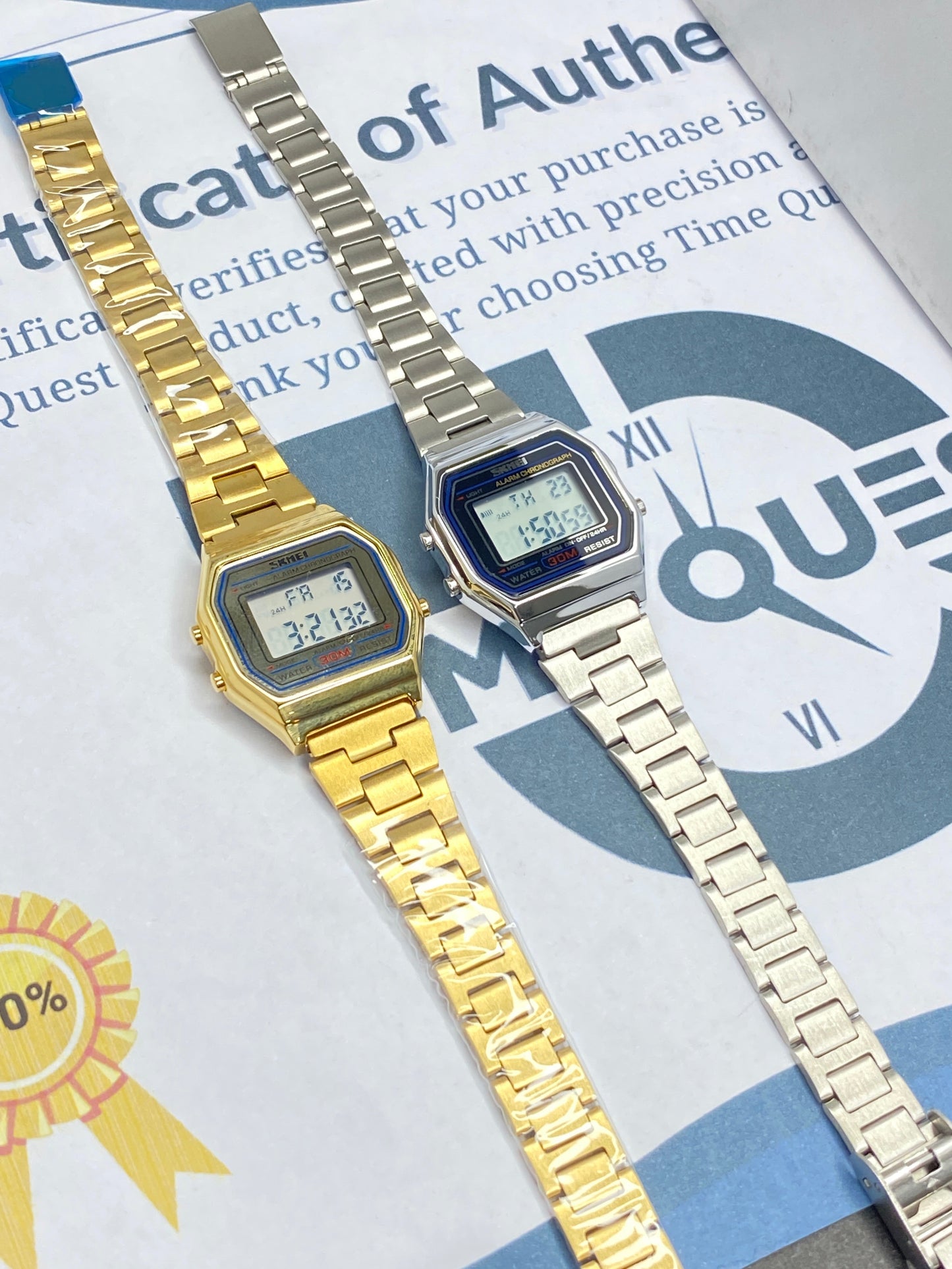 SKMEI Digital Ladies Chain Watch 100% Waterproof