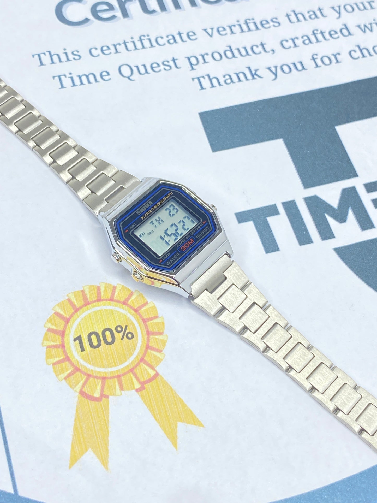 SKMEI Digital Ladies Chain Watch 100% Waterproof