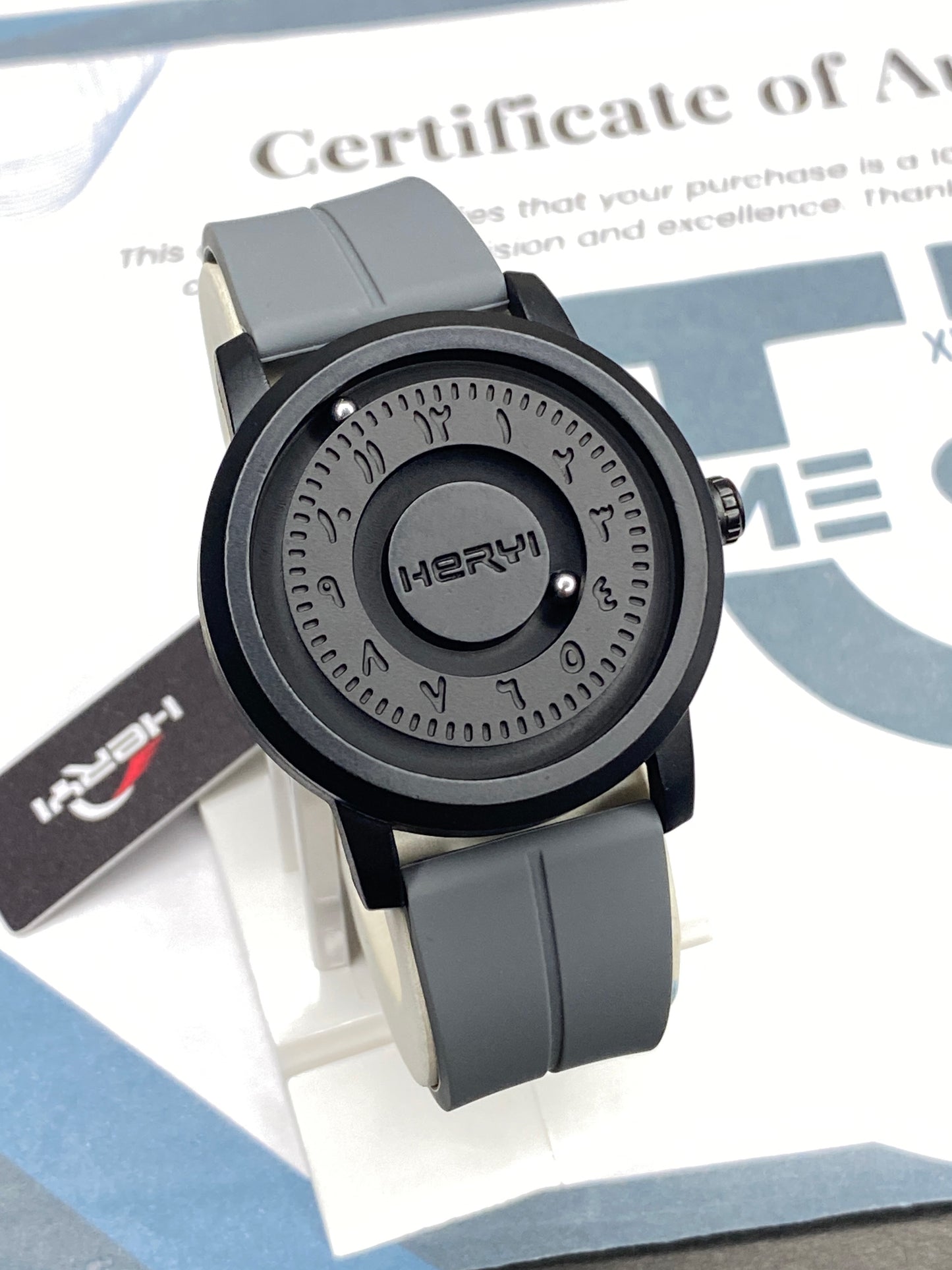 Revolutionary Bearing Full Magnetic Dial & Lock With Silicone Rubber Straps Watch