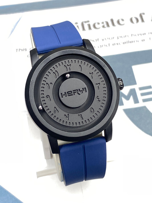Revolutionary Bearing Full Magnetic Dial & Lock With Silicone Rubber Straps Watch
