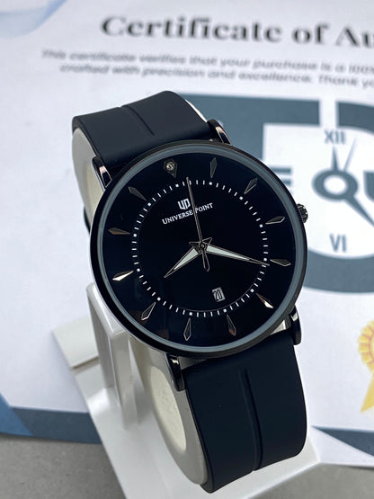 Universe Point Magnetic Lock & Silicone Straps Watch