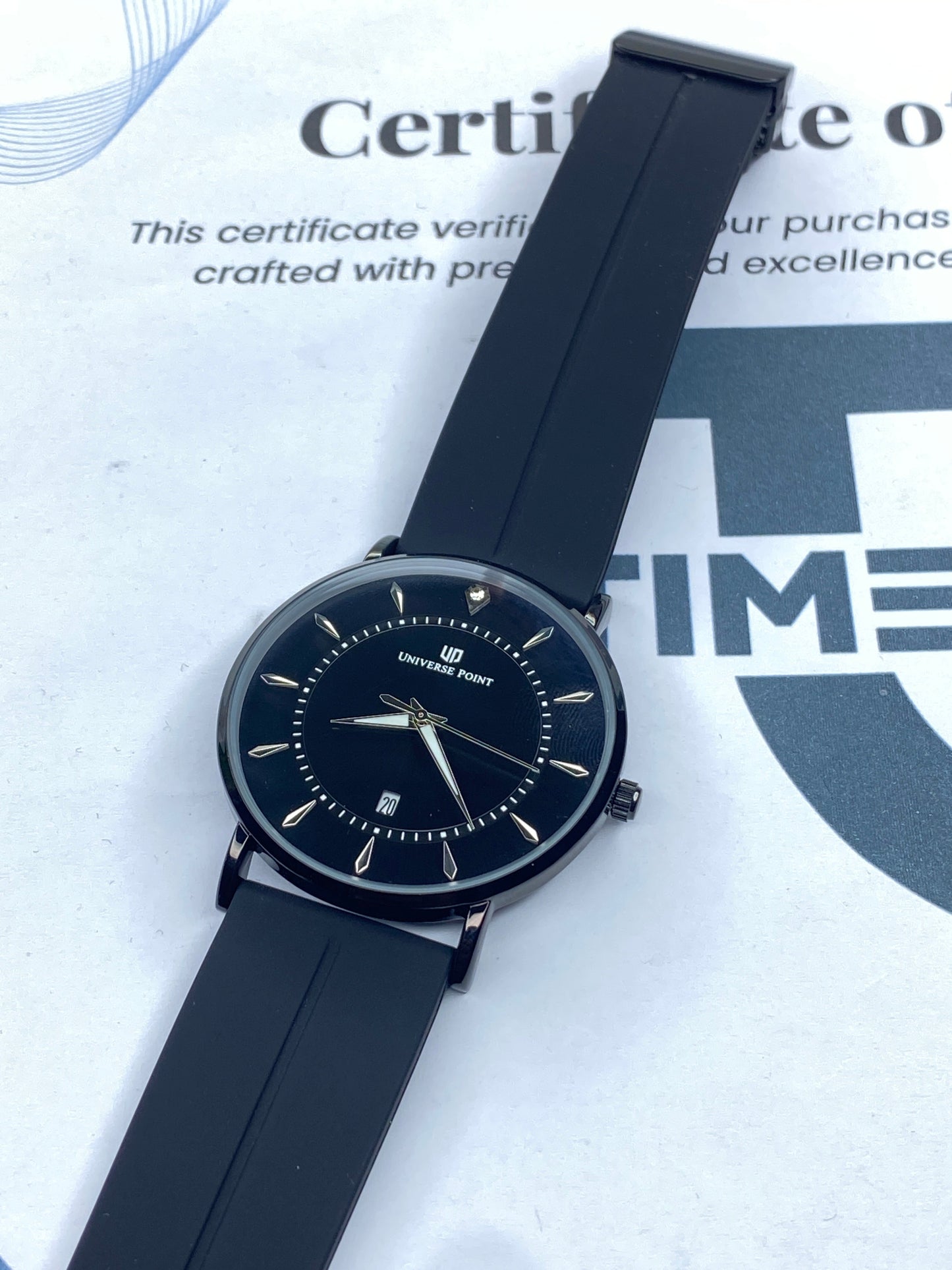 Universe Point Magnetic Master Lock & Silicone Straps Watch