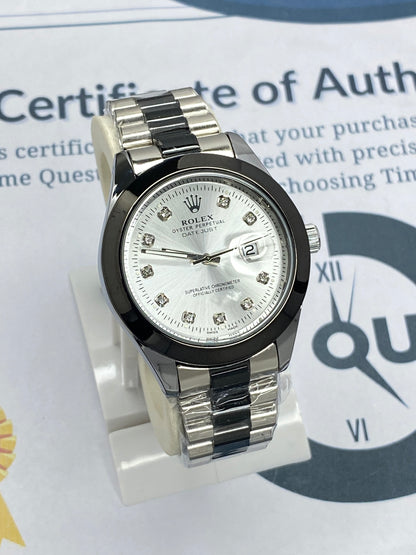 RLX Swis Made Luxury Design Chain Watch For Men With Date Display