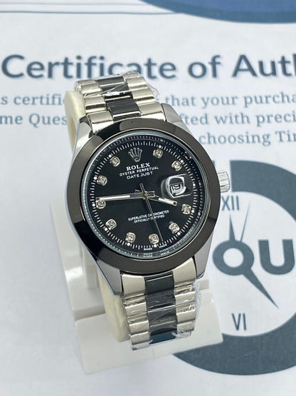 RLX Swis Made Luxury Design Chain Watch For Men With Date Display