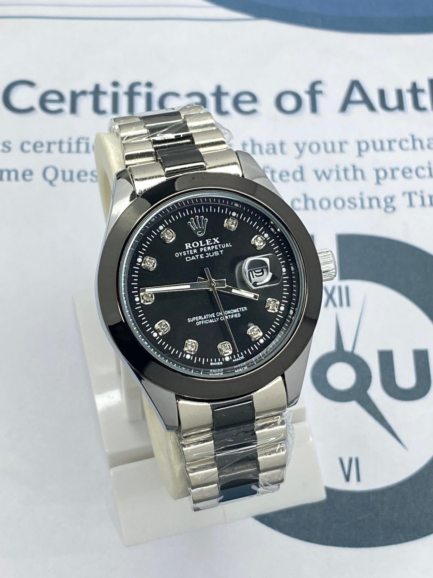 RLX Swiss Made Premium Design Chain Watch For Men With Date Display