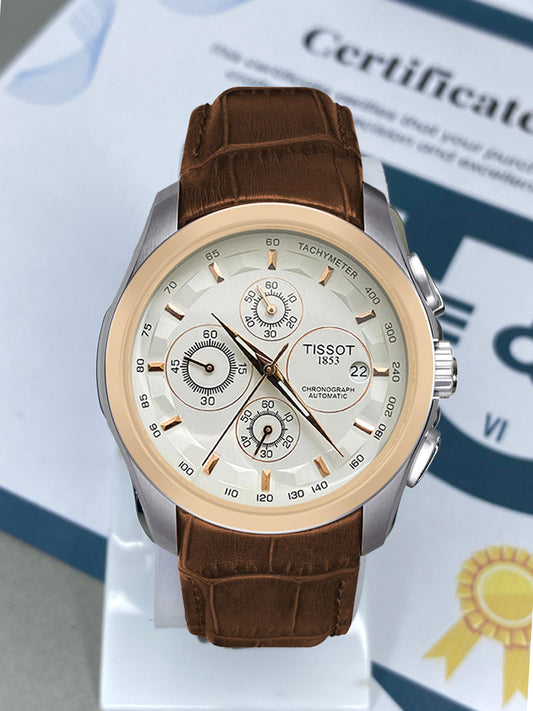 Tis Chronograph Working Straps Watch With Master Lock