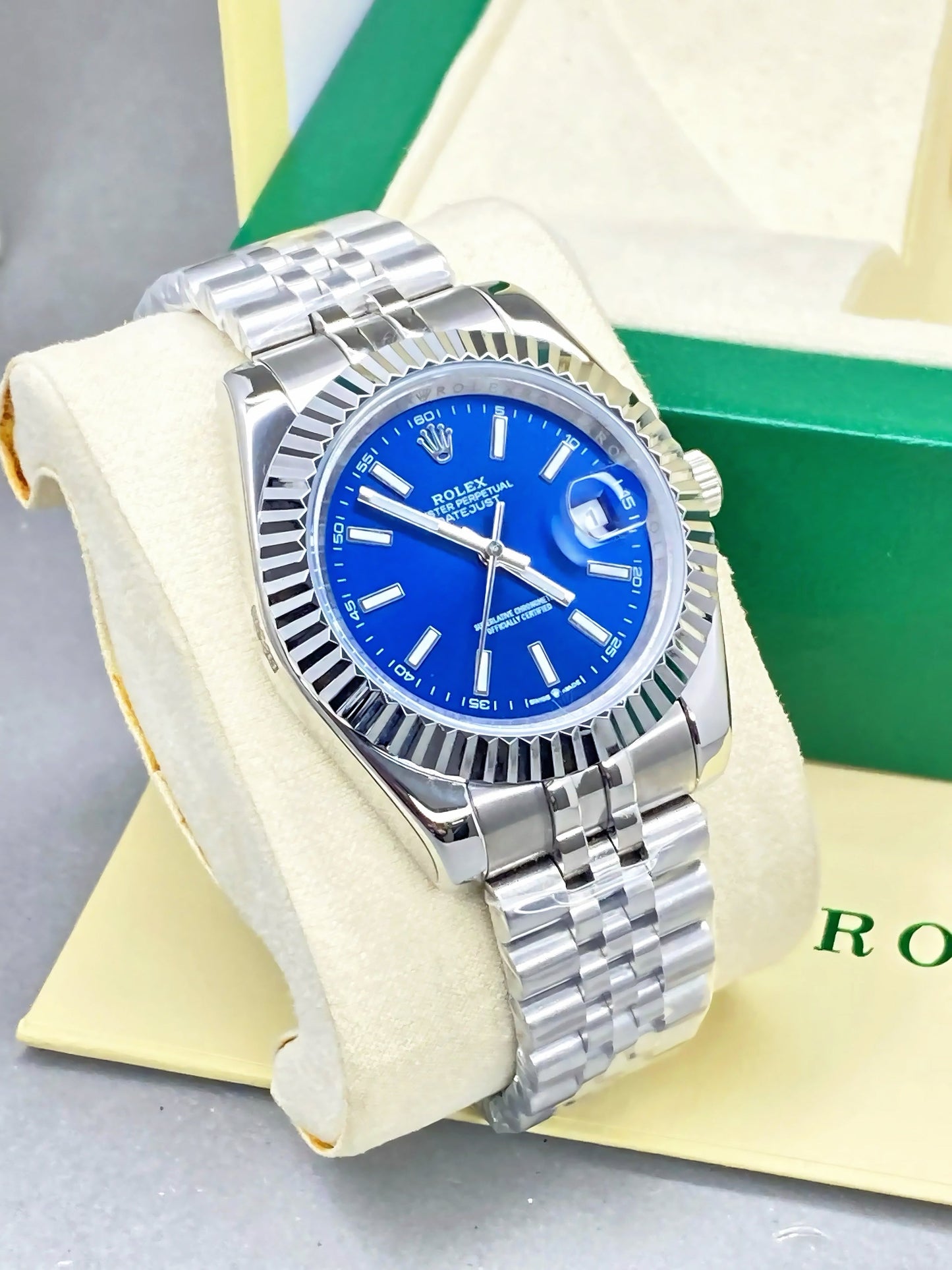 RLX Oyster Perpetual Datejust Automatic Movement Luxury Chain Watch for Men