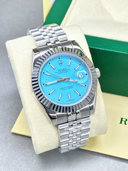 RLX Oyster Perpetual Datejust Automatic Movement Luxury Chain Watch for Men