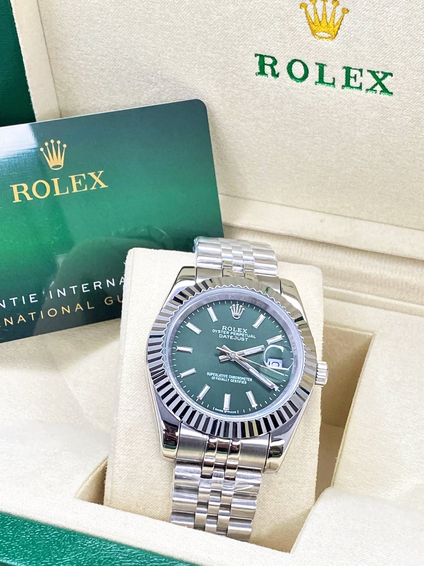 RLX Oyster Perpetual Datejust Automatic Movement Luxury Chain Watch for Men