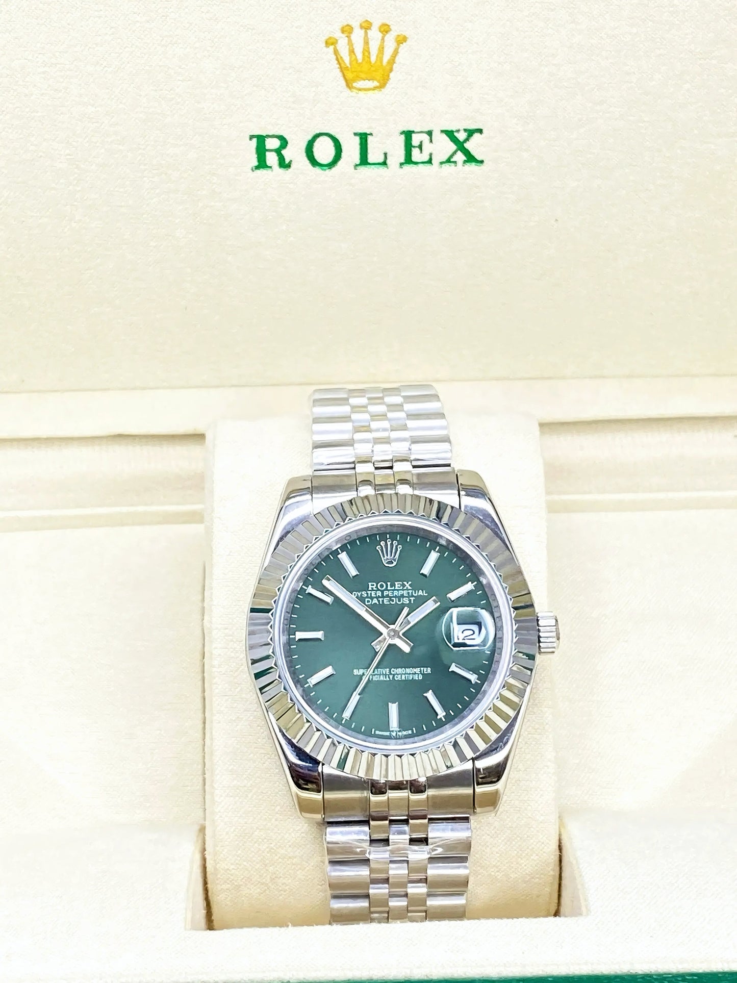 RLX Oyster Perpetual Datejust Automatic Movement Luxury Chain Watch for Men